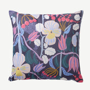 Kuddfodral 45x45 blått, rosa, blågrönt blommigt Viol
