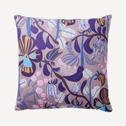 Kuddfodral 45x45 rosa blommigt violer